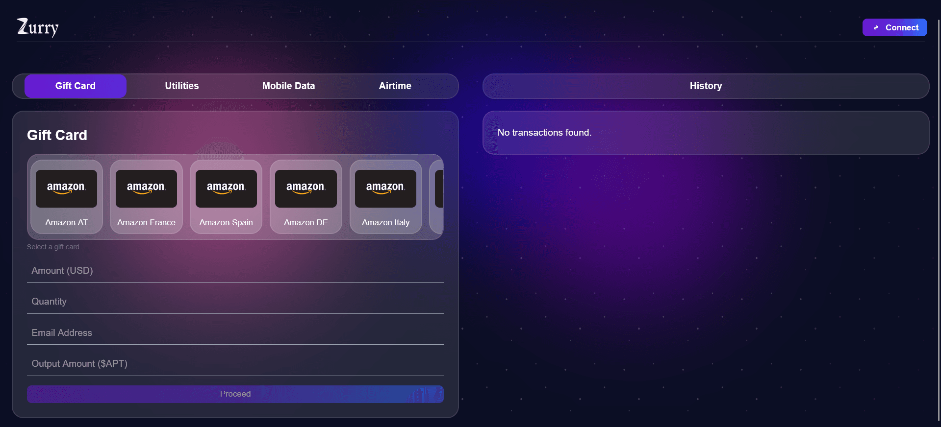 Zurry project screenshot
